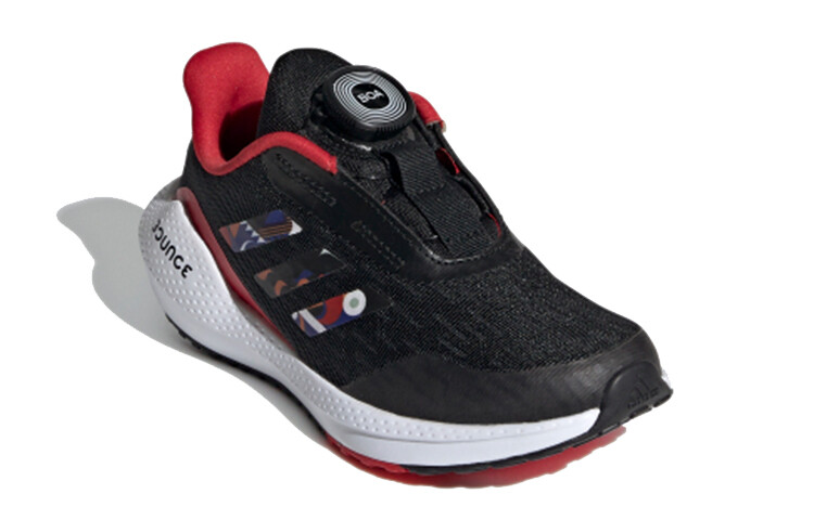 Кроссовки adidas EQ21 BOA Chinese New Year Black Scarlet Kids — фото 2