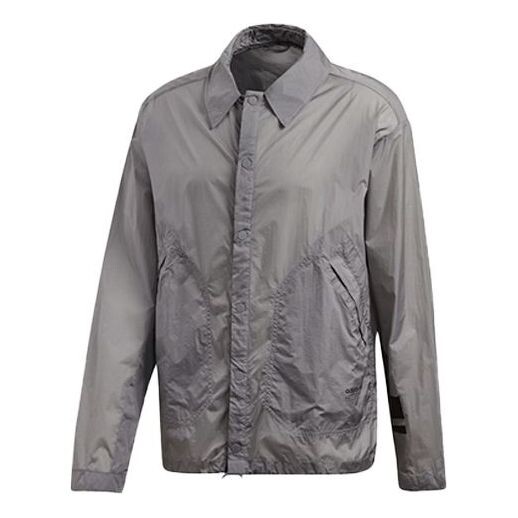 

Куртка originals nmd webbing logo coach jacket gray Adidas, серый