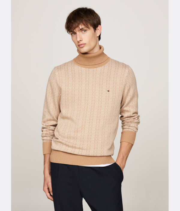 

Свитер мужской Tommy Hilfiger с принтом, бежевый
