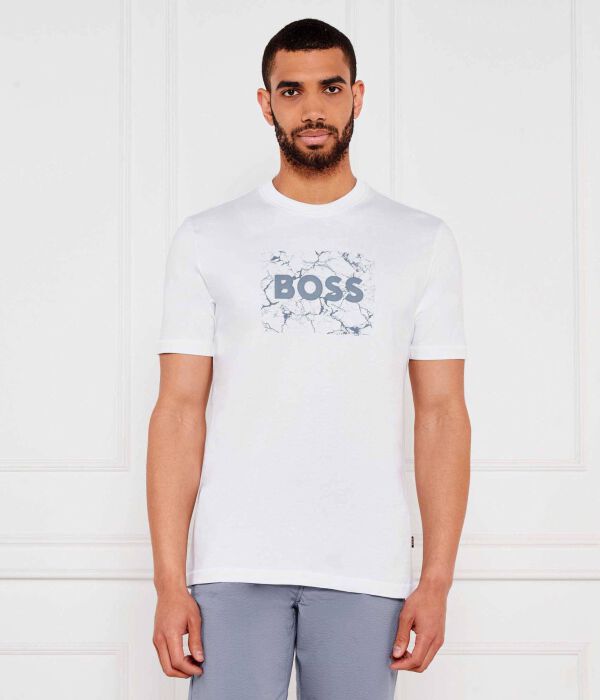 

Футболка te_logospace Regular fit Boss Orange, белый