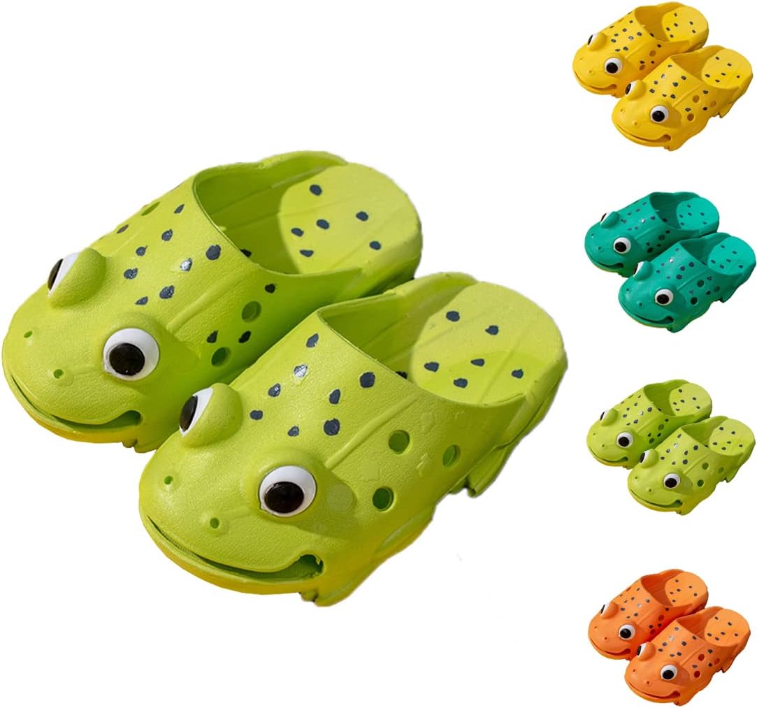 

Тапочки MEADOO в виде лягушек, слайдеры-лягушки, животные тапочки, унисекс забавные мультяшные креативные сандалии, слайдеры Bass, пляжная и душевая обувь, зеленый