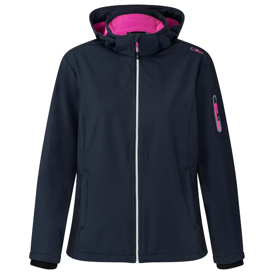 

Женская куртка софтшелл CMP, женская куртка с капюшоном и застежкой-молнией 39A5006