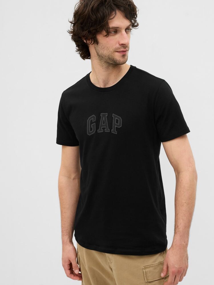 

Футболка с логотипом Gap, черный