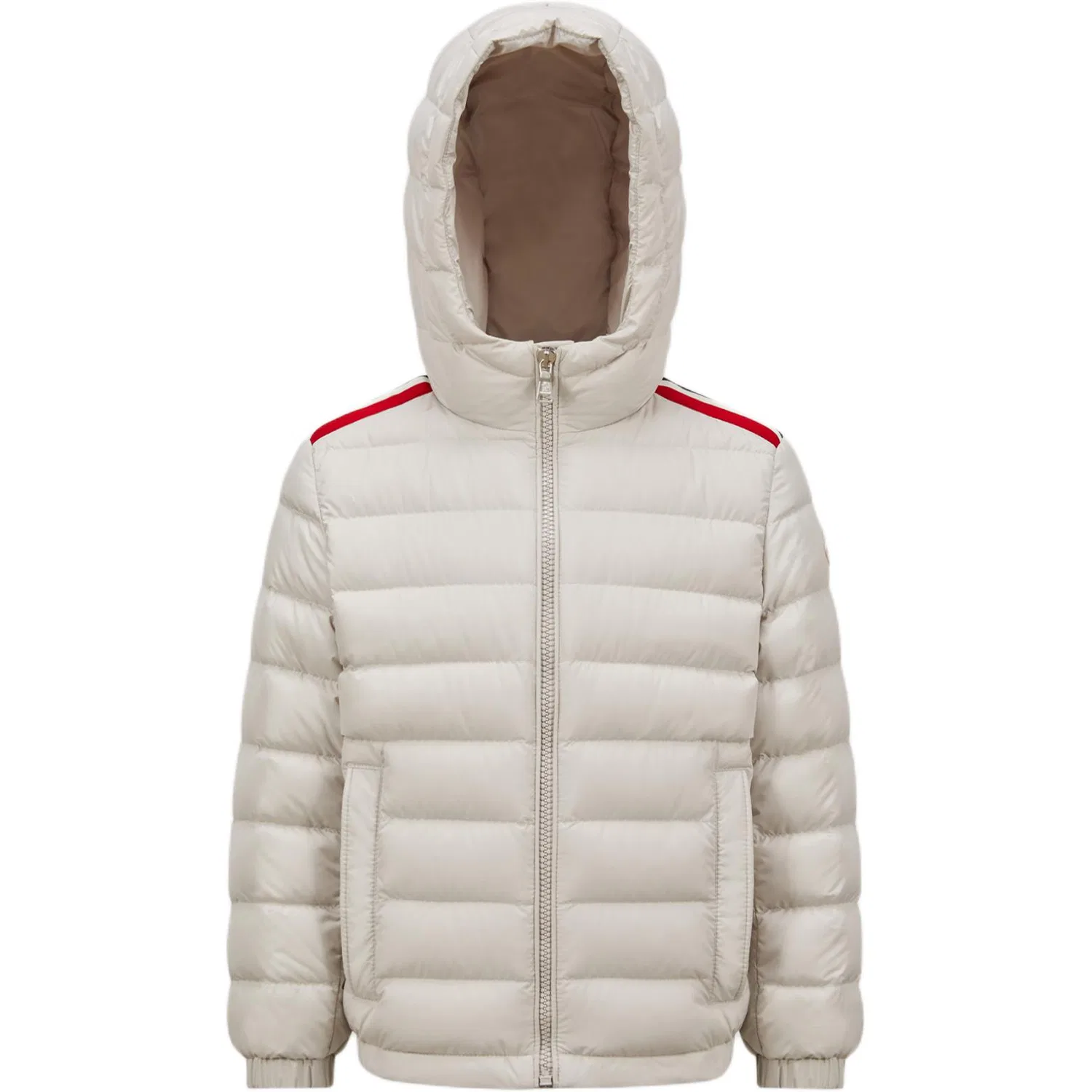 Пуховик Moncler для детей светло-бежевый