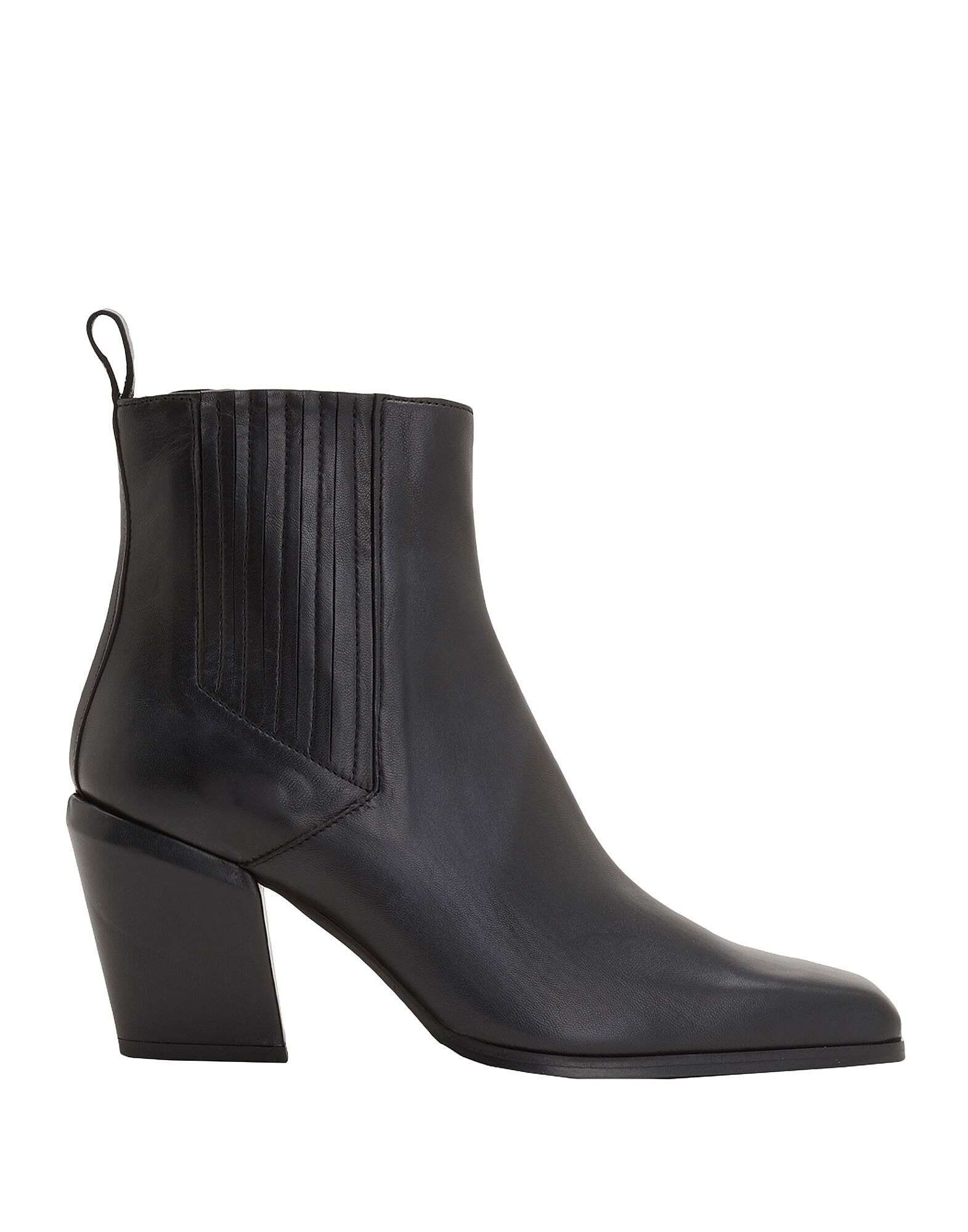 Ботильоны Leather Western Chelsea Ankle Boots 8 By Yoox, черный