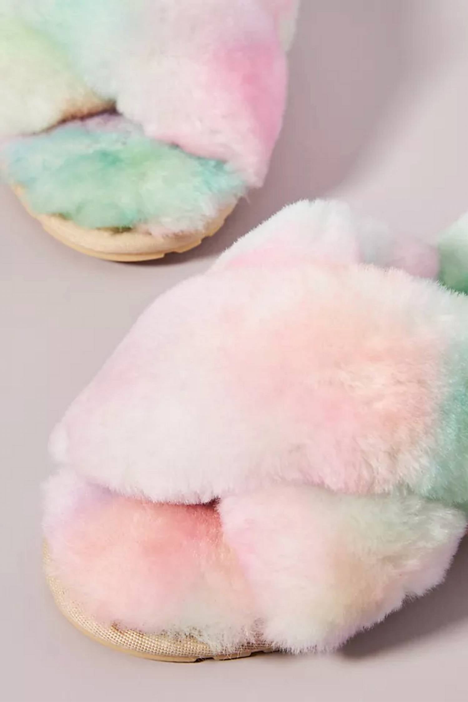 Женские тапочки Mayberry с эффектом тай-дай в цвете Fairy Floss EMU Australia, Fairy Floss — фото 3