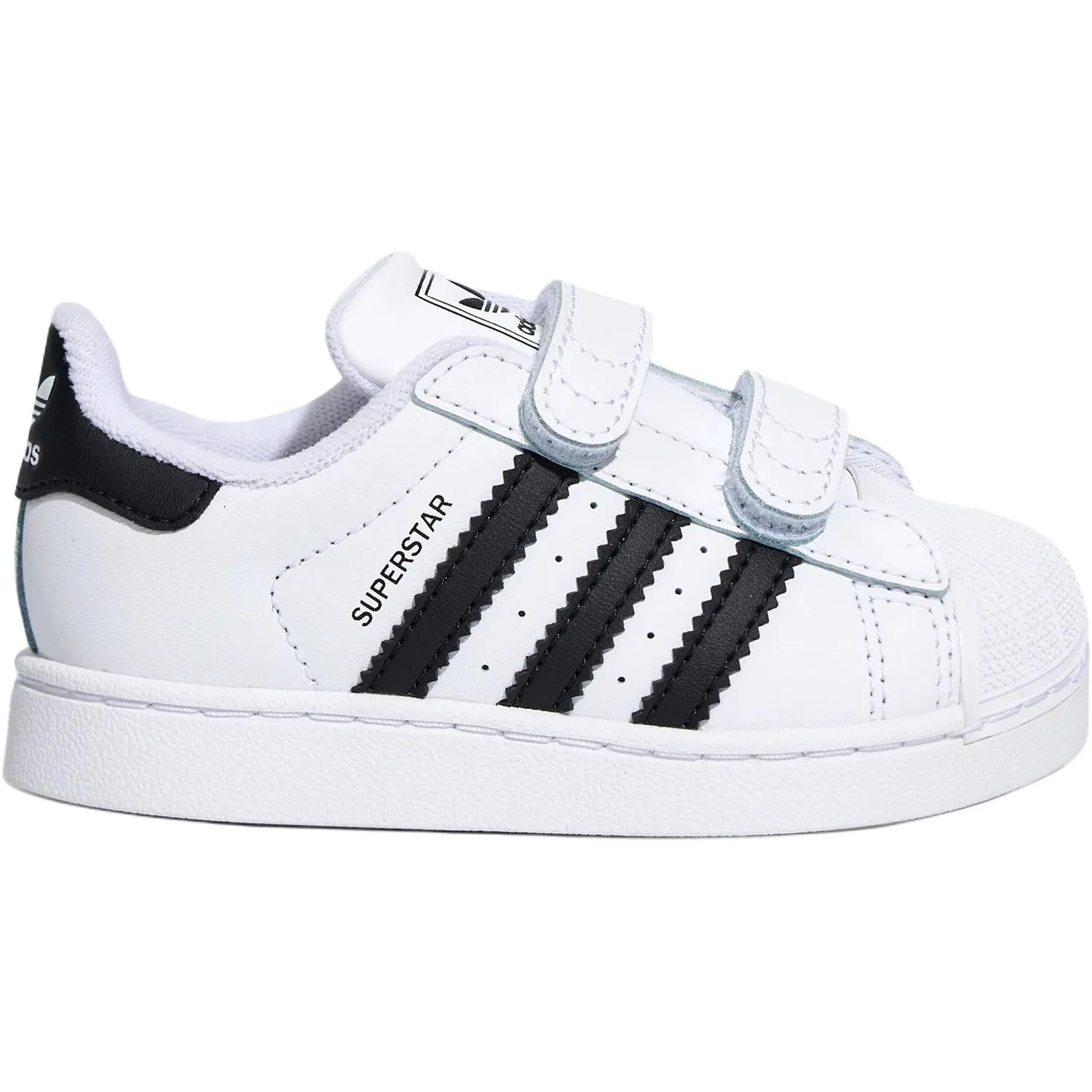 Кроссовки для малышей Superstar 2 Adidas Originals белые с черным — фото 3