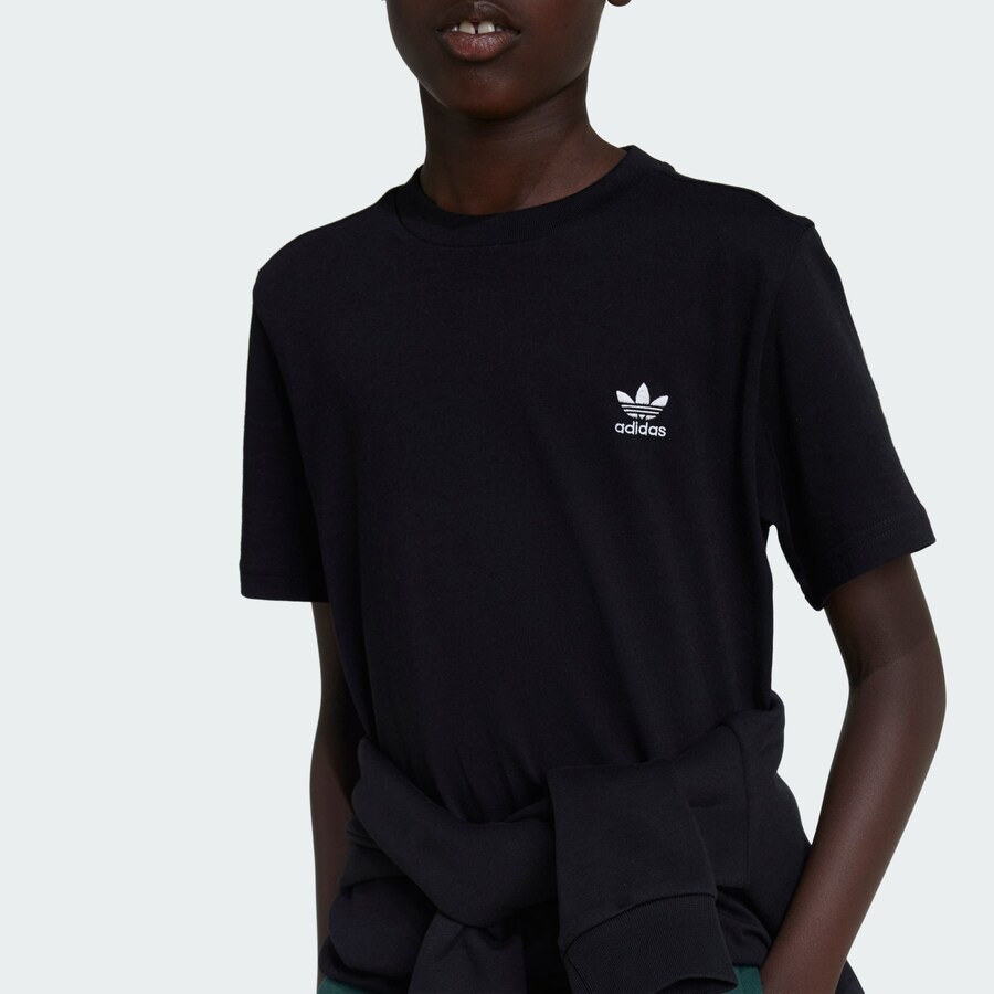 Футболка ADIDAS ORIGINALS Shirt Trefoil Essentials, черный — фото 3