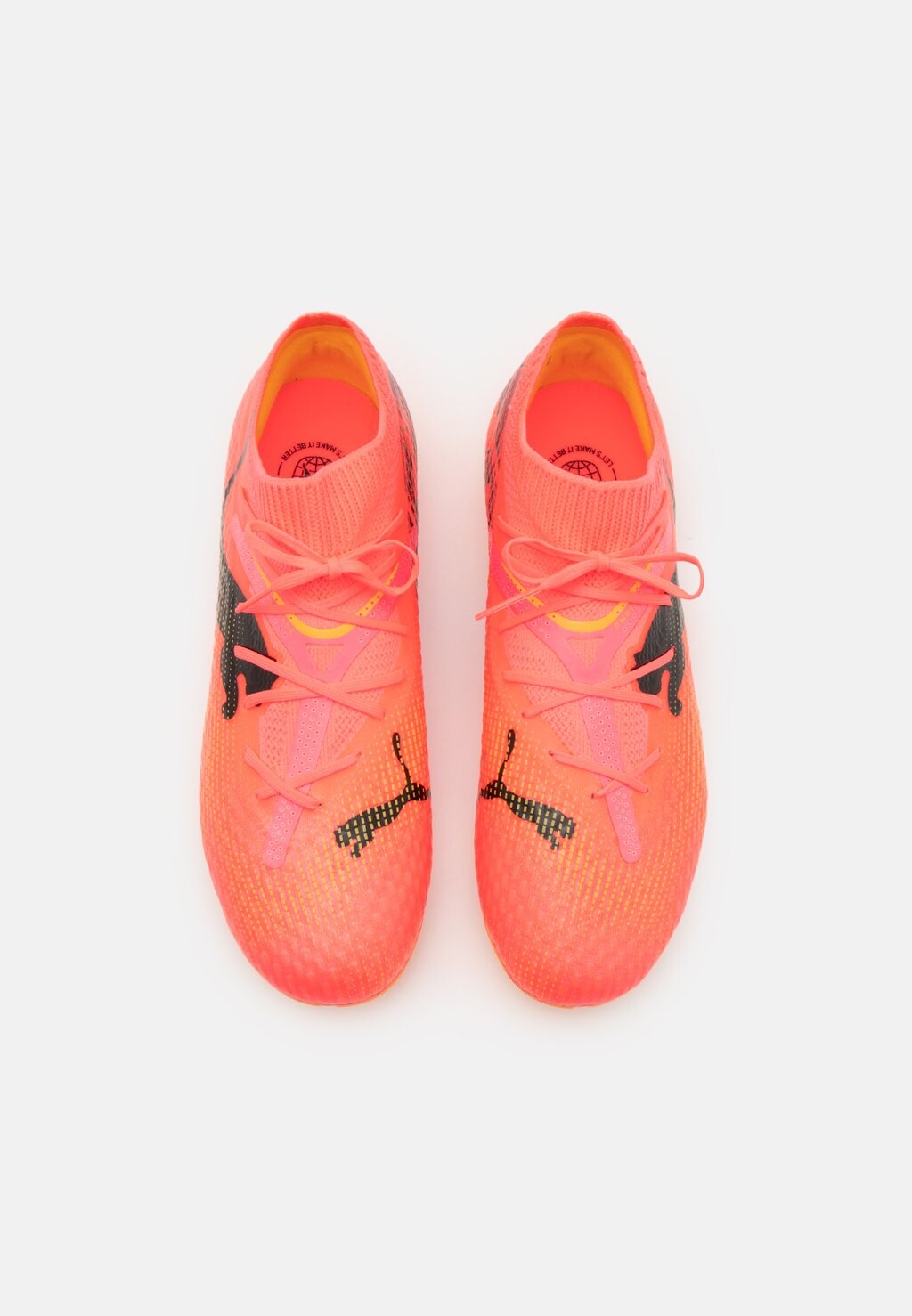 

Футбольные бутсы с шипами Future 7 Pro Fg/Ag Jr Unisex Puma, закатное сияние/черный/солнечный поток