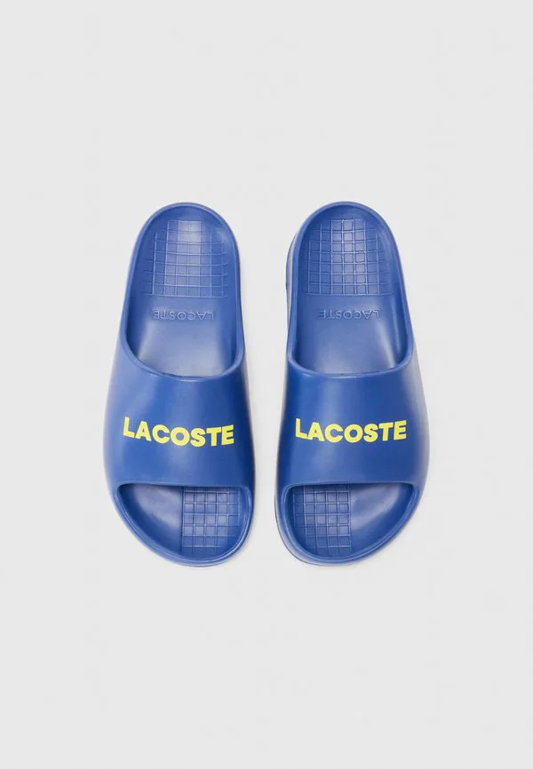 Подавать тапочки Lacoste, Blue/Yellow — фото 4