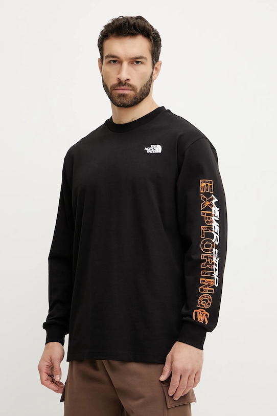 

Лонгслив хлопковый TNF X NSE The North Face, черный