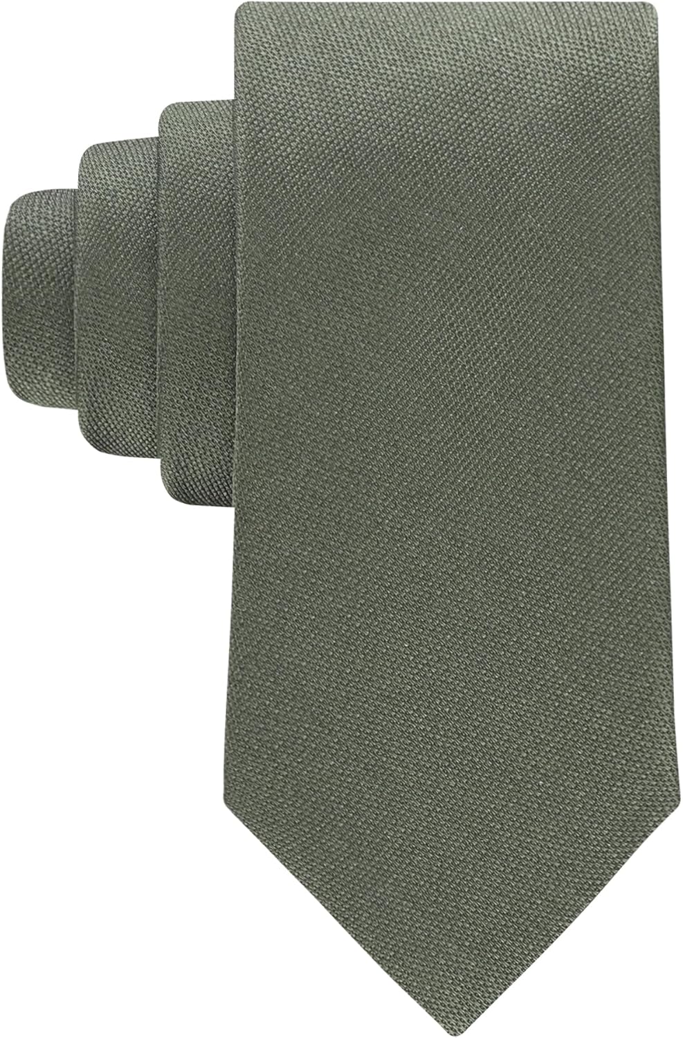 

Классический однотонный галстук Calvin Klein для мужчин - деловой костюм, свадебный галстук и другие торжественные случаи, Green