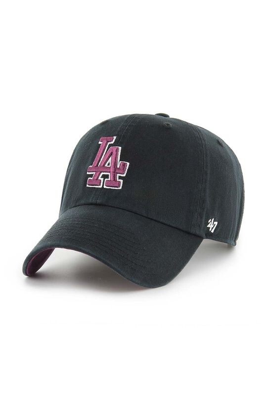 

Хлопковая бейсболка MLB Los Angeles Dodgers 47 brand, черный