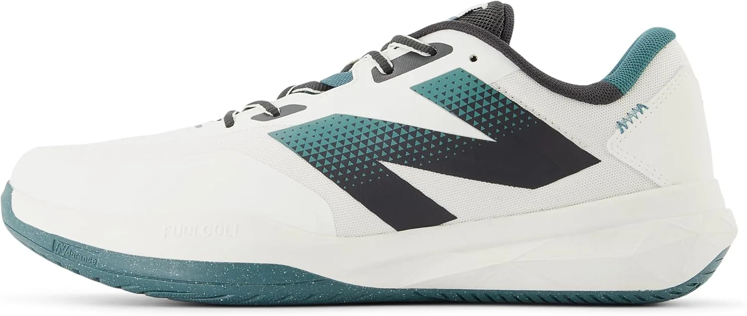 Кроссовки для тенниса FuelCell New Balance, Sea Salt/New Spruce/Black Cement — фото 2
