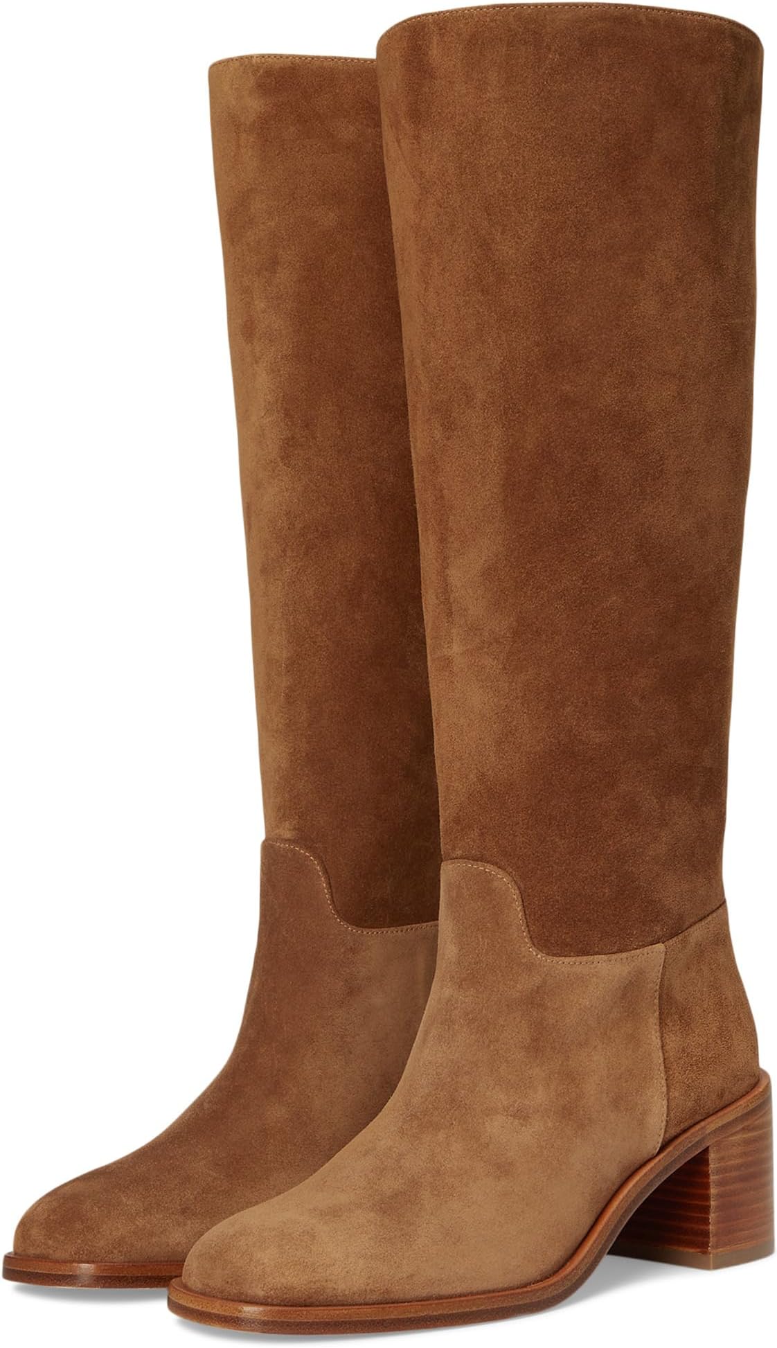 Ботинки Stuart Weitzman Finn Boots, цвет Doe/Luxe Saddle