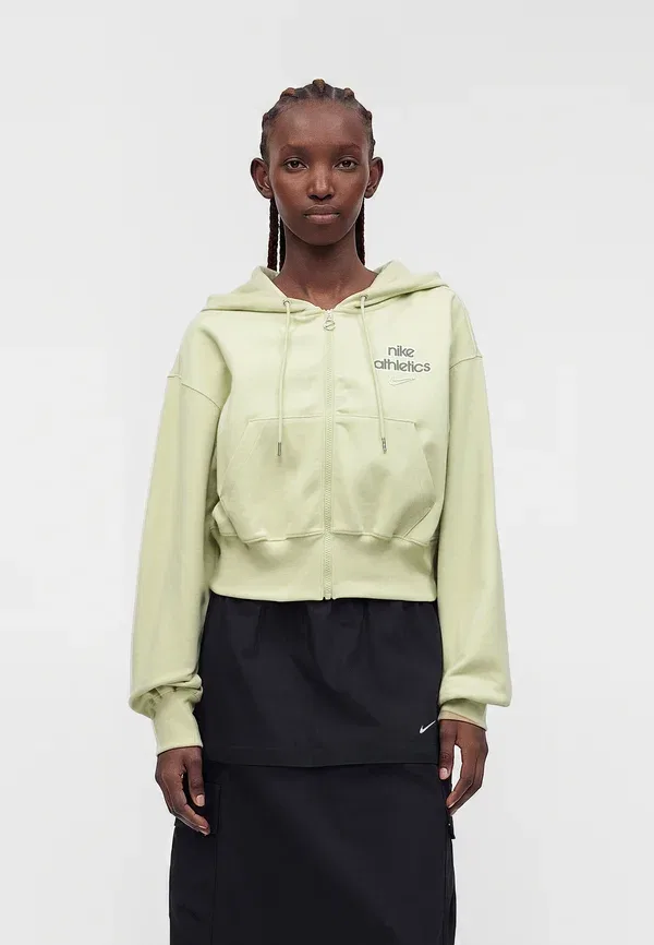 Толстовка на молнии Nike Sportswear, оливковый аура