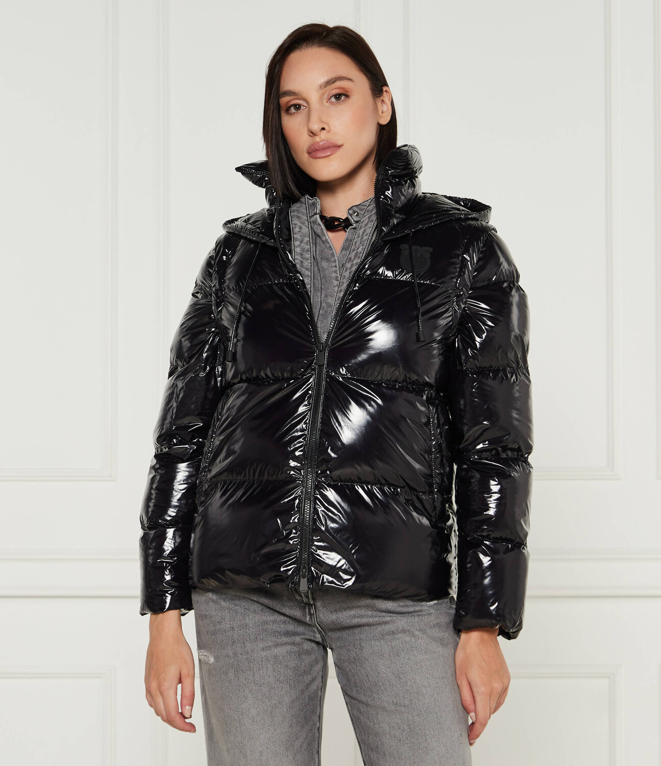 

Куртка Pinko CRYSTAL Regular Fit, черный