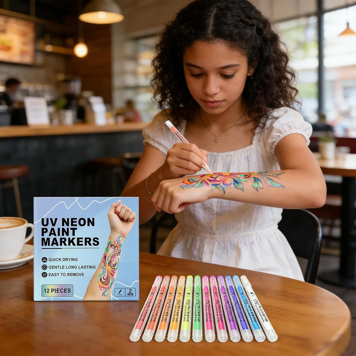 Набор для боди-арта 12 шт, Body Paint Markers, разноцветный — фото 2