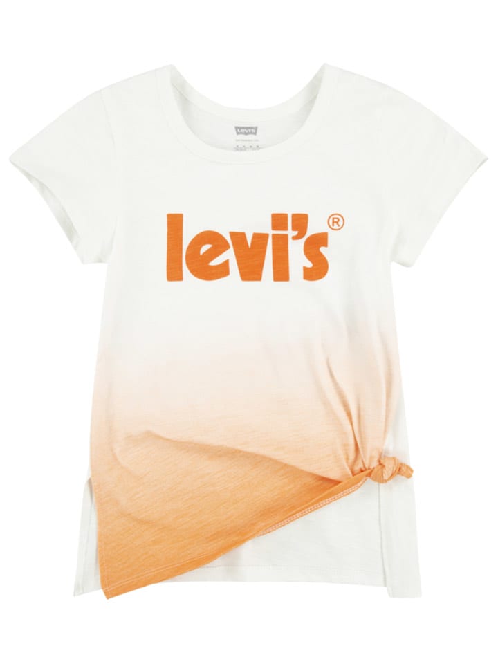 

Футболка Levi's Kids, цвет weiß/orange