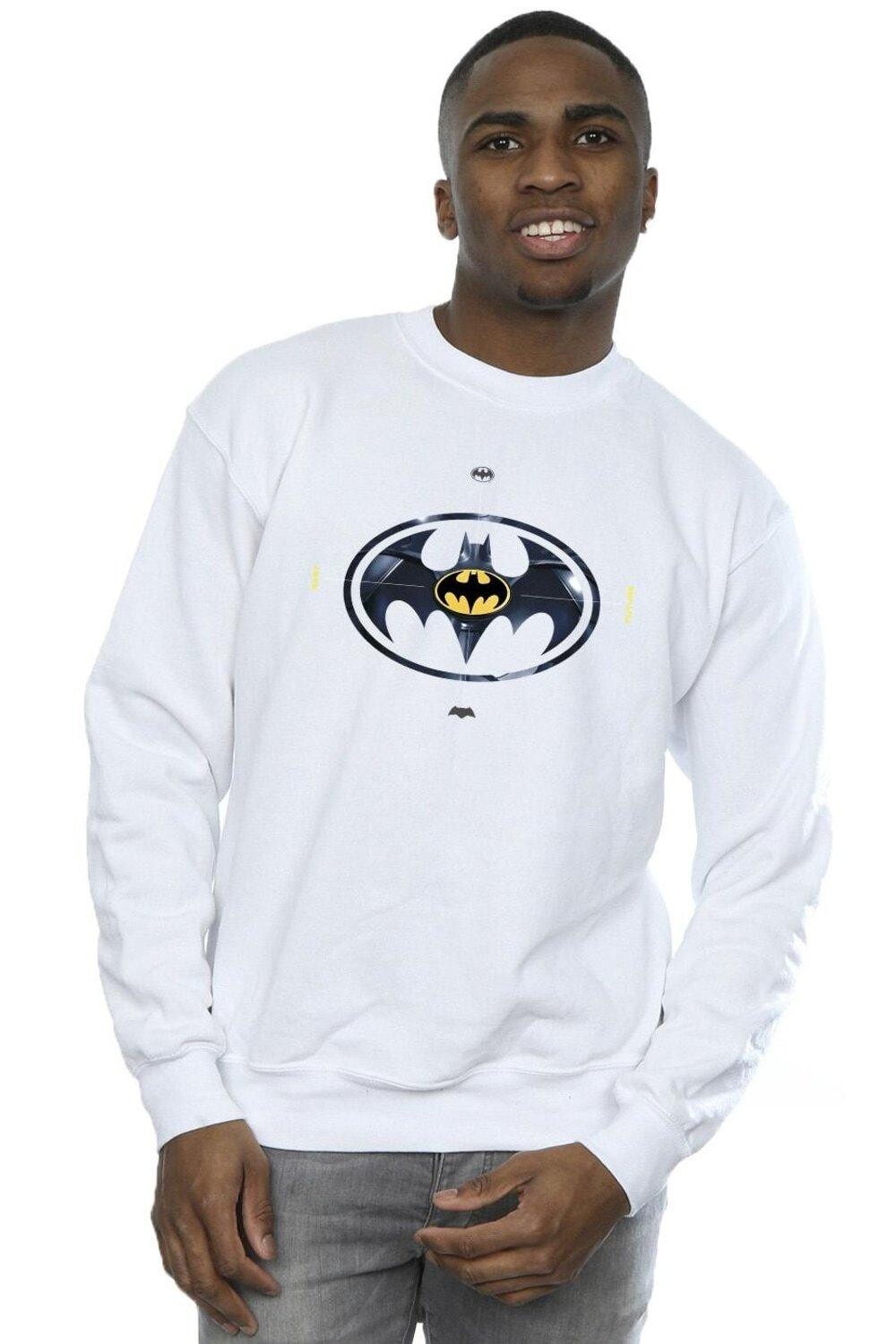 

Толстовка с металлическим логотипом The Flash Batman DC Comics, белый