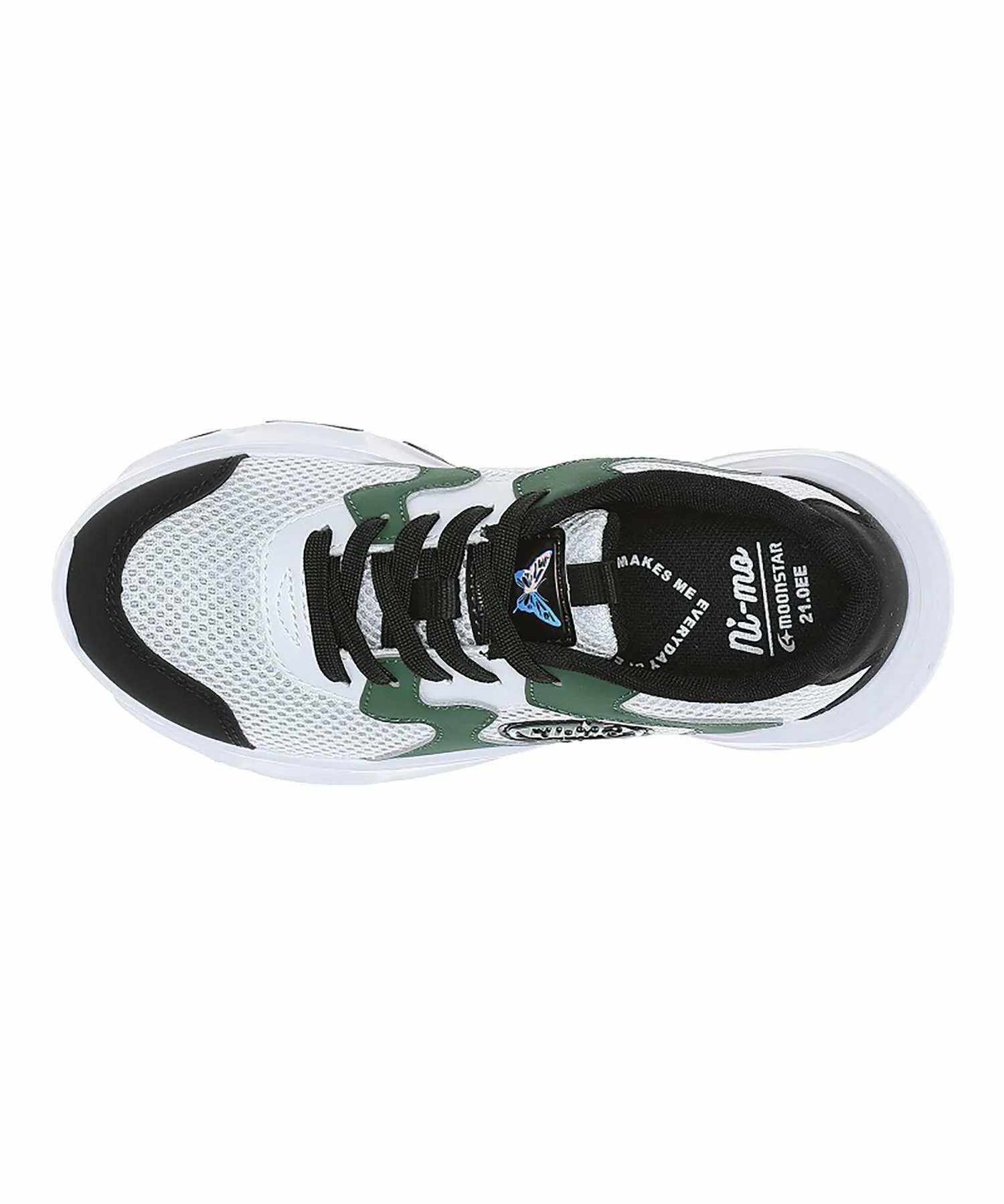 Детские кроссовки MoonStar NM J143 зеленого цвета для девочек Ni-Mo, green — фото 3