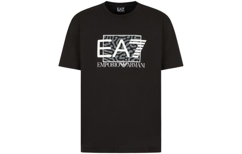 

Футболка EA7 мужская черная EMPORIO ARMANI