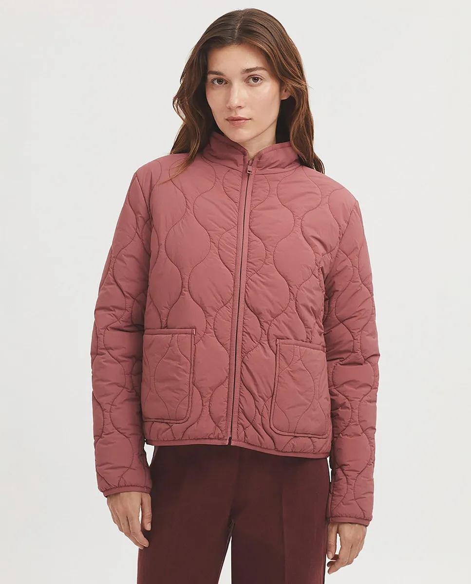 

Женская стеганая водоотталкивающая куртка Nice Things, фуксия