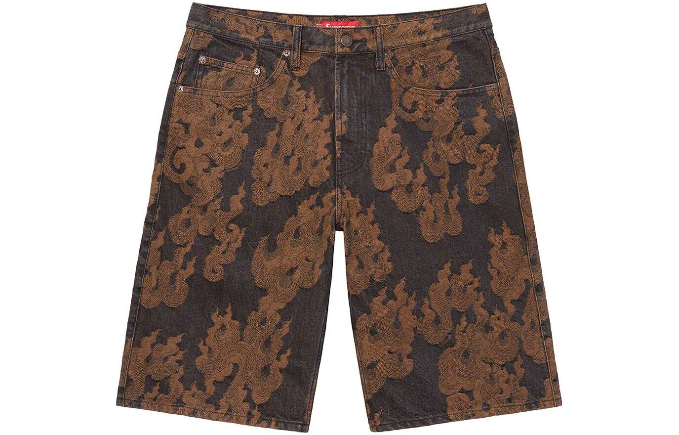 

SS23 WEEK13 Джинсовые шорты унисекс Supreme, черный