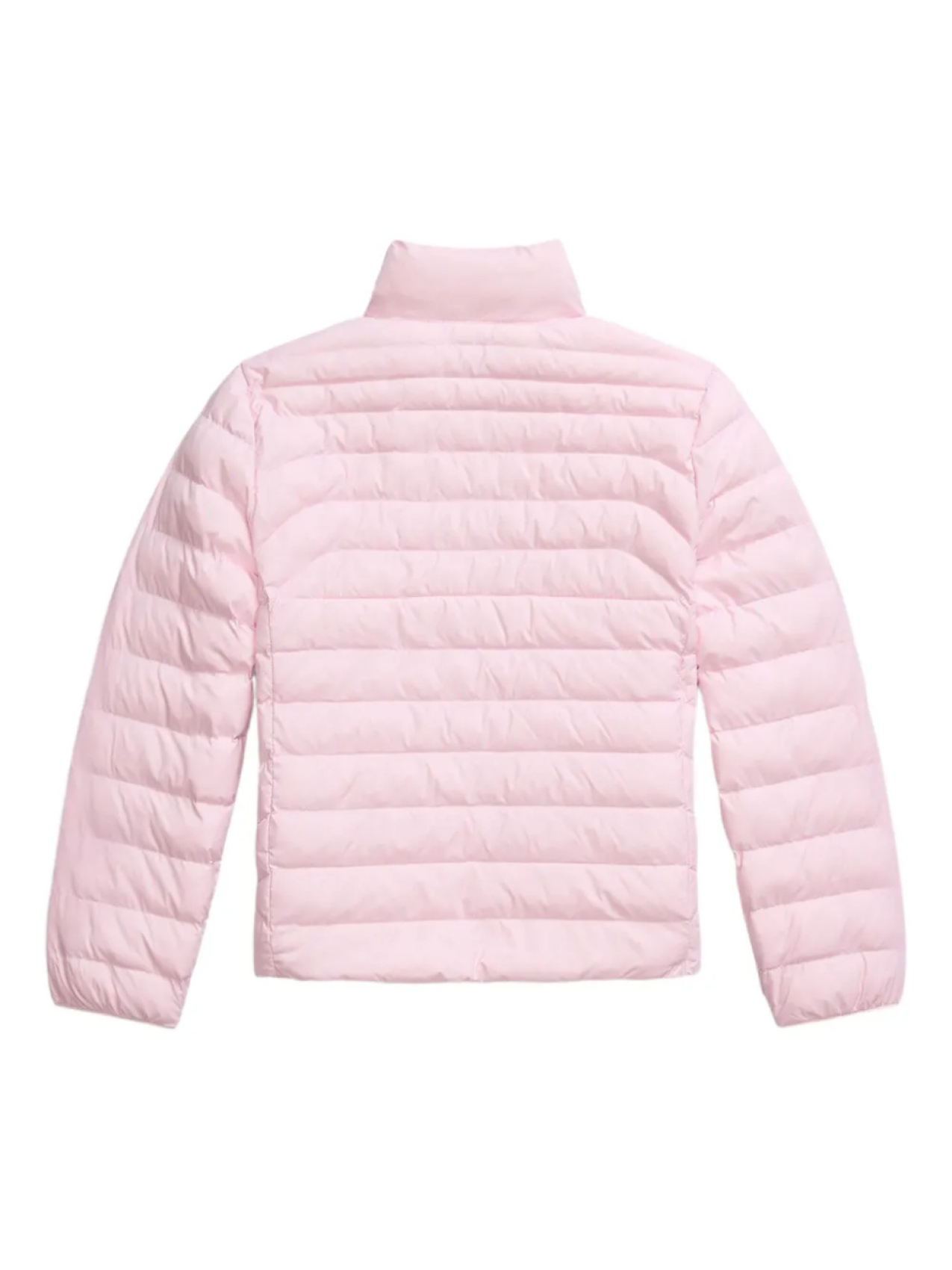 POLO RALPH LAUREN KIDS стеганая куртка-бомбер, розовый — фото 2