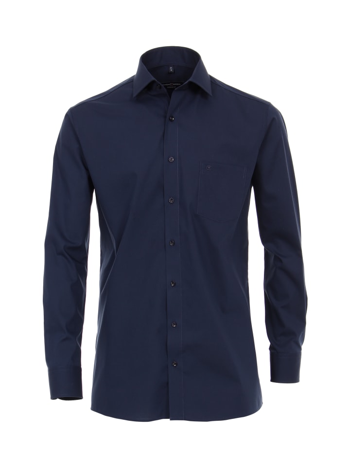 

CASAMODA Деловая рубашка темно-синего цвета