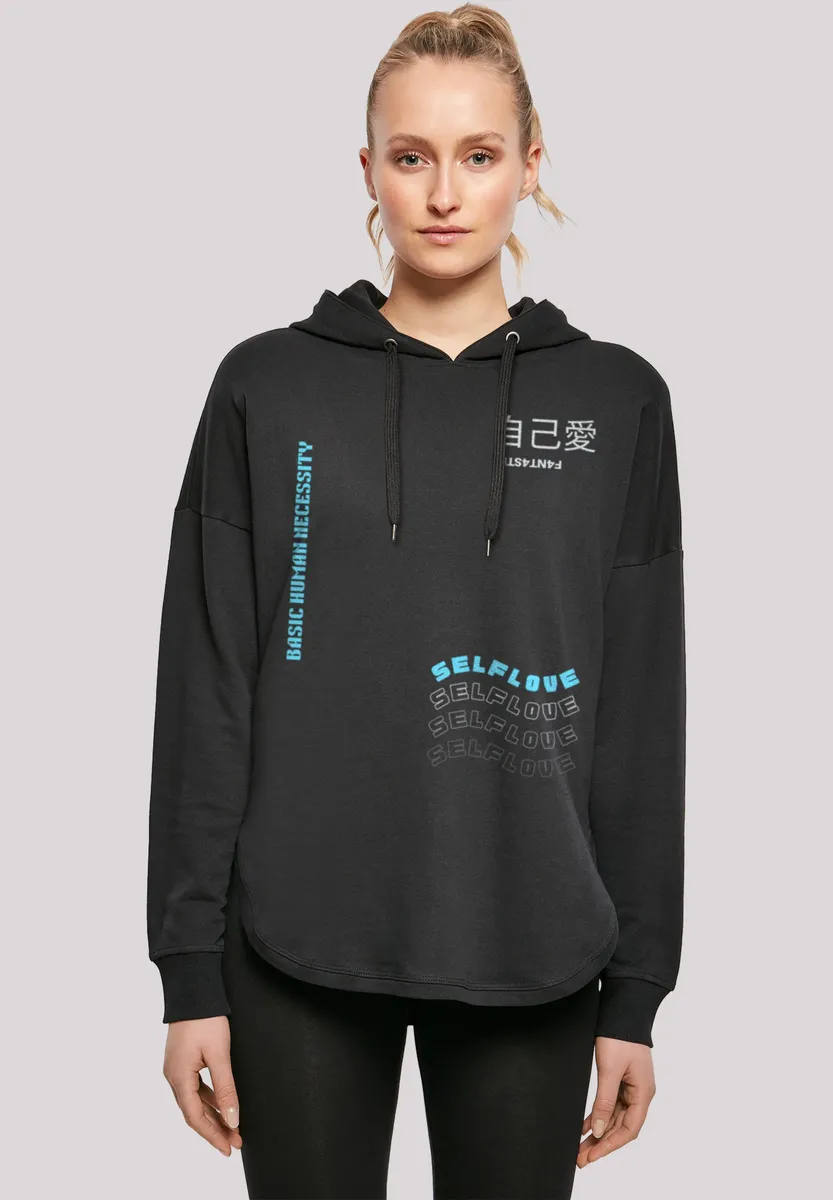 

Толстовка F4NT4STIC "Self Love OVERSIZE HOODIE", принт, черный