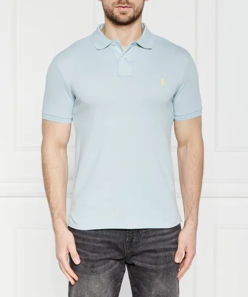

Футболка поло Slim fit Polo Ralph Lauren, синий