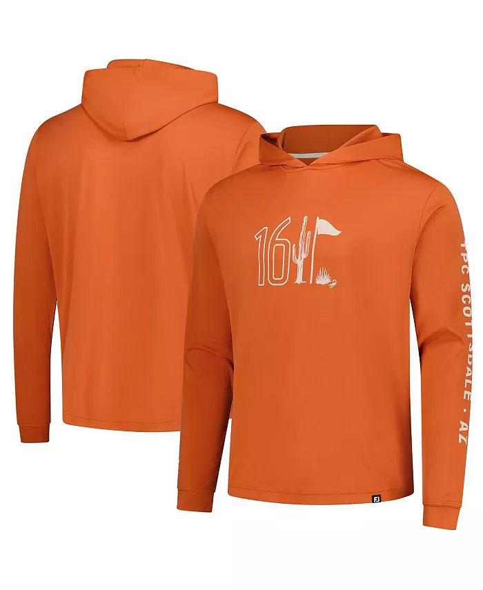 

Мужская оранжевая толстовка с капюшоном 2025 WM Phoenix Open 16 Pullover Hoodie FootJoy