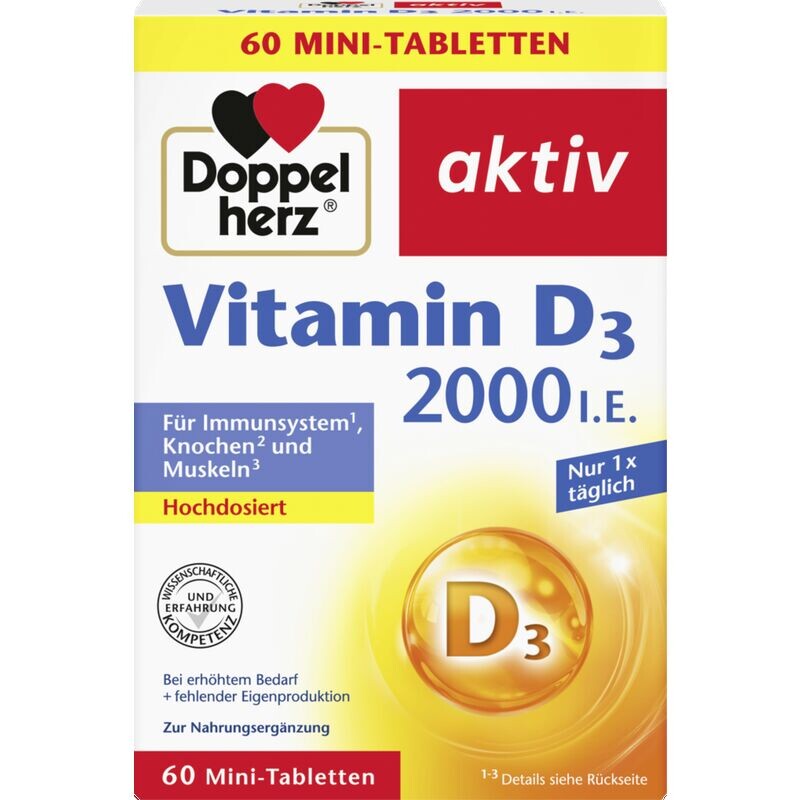 

Мини-таблетки витамина D3 Doppelherz, 24,9 g