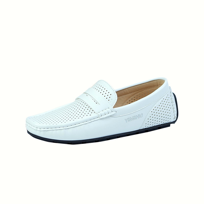 

Eminu Мужские повседневные кроссовки низкие черно-белые, цвет White