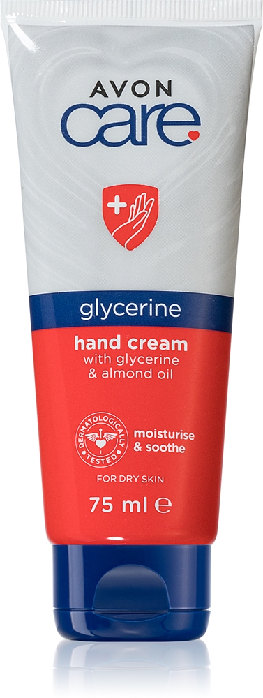 

Увлажняющий крем для рук и ногтей Care Glycerine с глицерином Avon, 75 мл