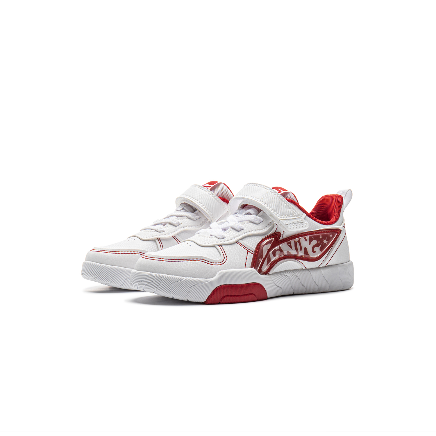 LINING YOUNG Детские скейтерские кроссовки Sports Life Collection Standard White/Vermilion Kids — фото 4