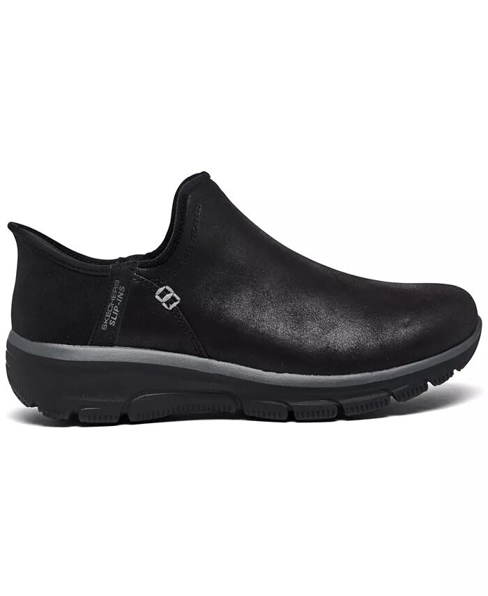Женские свободные удобные ботинки-ботильоны Slip-In Modern Hour от Finish Line Skechers, черный — фото 2