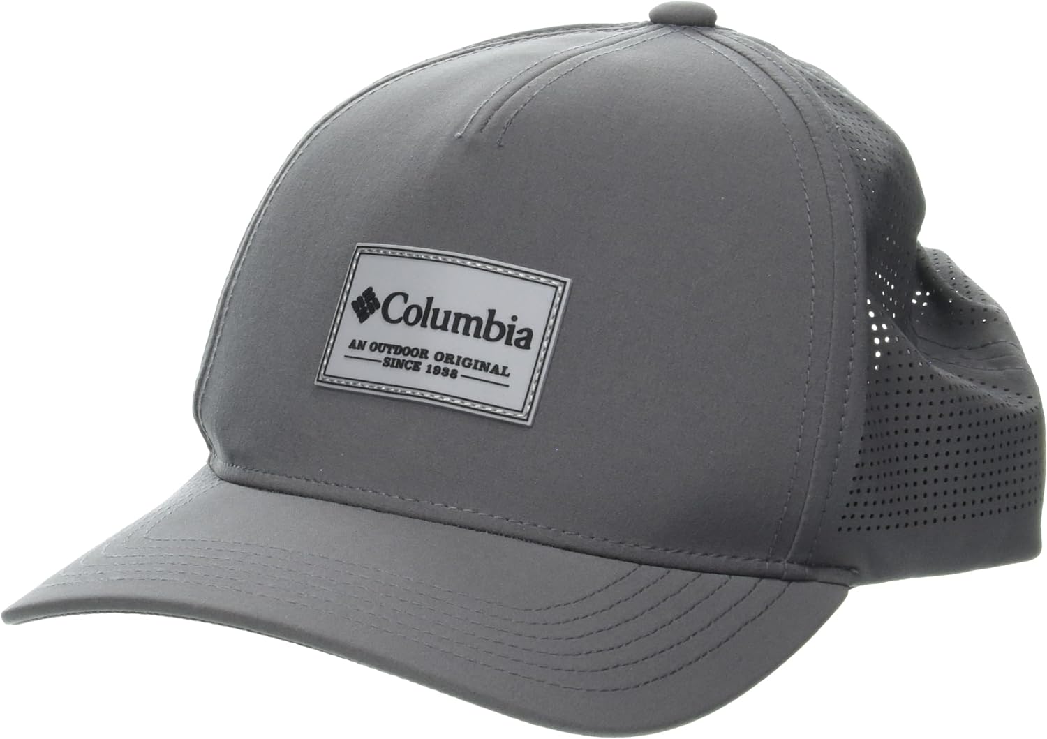 

Columbia Unisex-Adult Mountaincap 3D Stretch Snap Back, City Grey/Outdoor Original