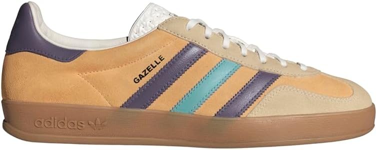 

Мужские кроссовки Adidas Gazelle Indoor на шнуровке, повседневные - бежевые