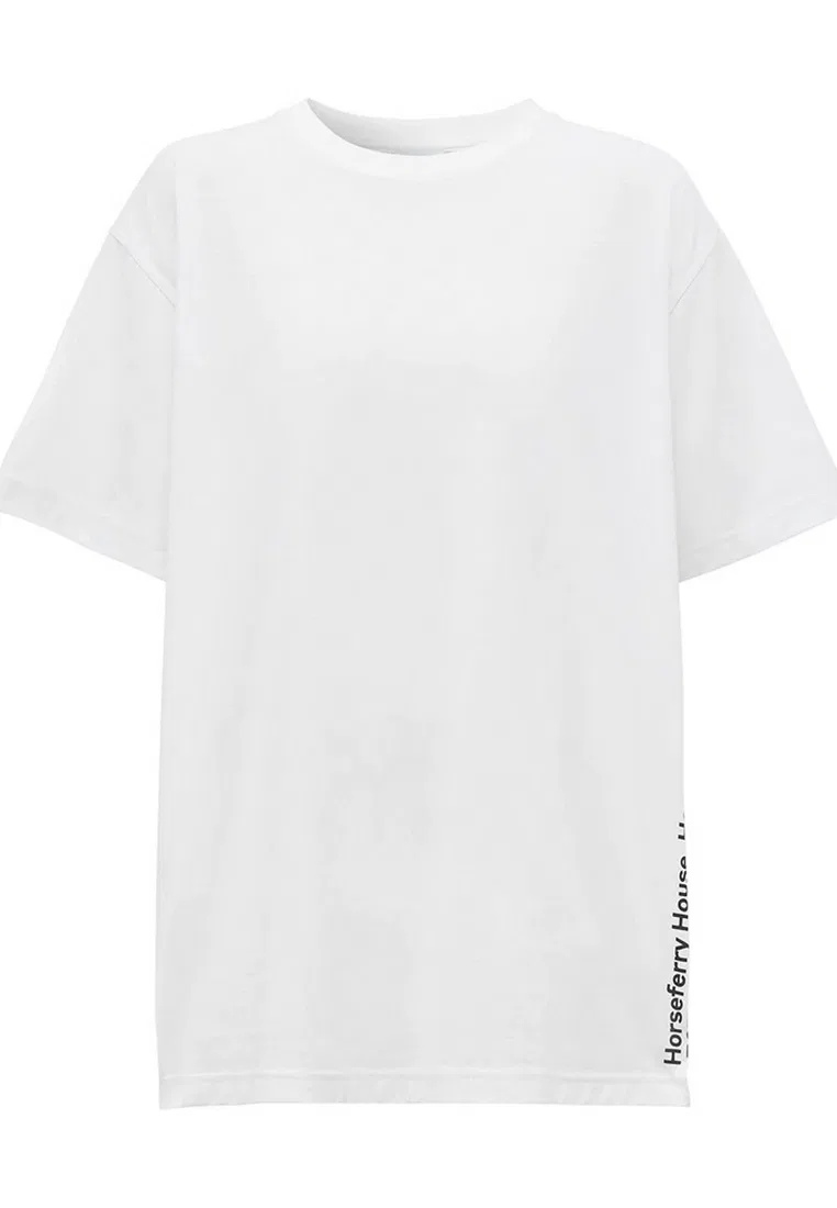 Футболка Burberry, женская, Coordinates Print, белый
