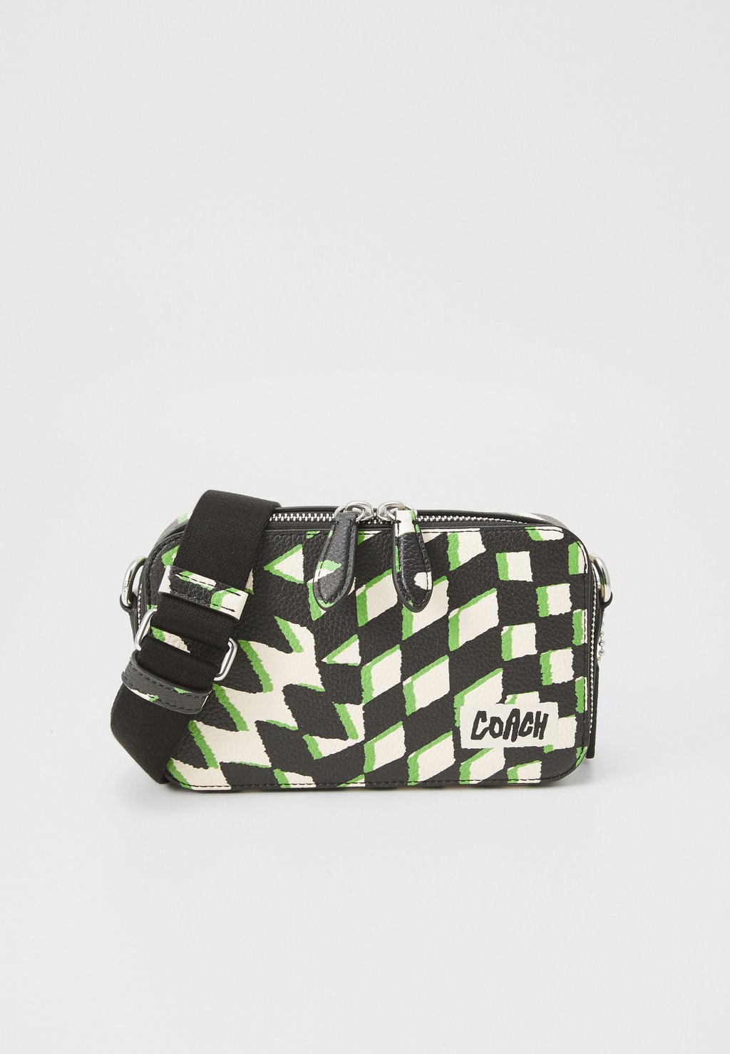 

Сумка через плечо CHARTER SLIM CROSSBODY GEO CHECK - Across body bag COACH, белый