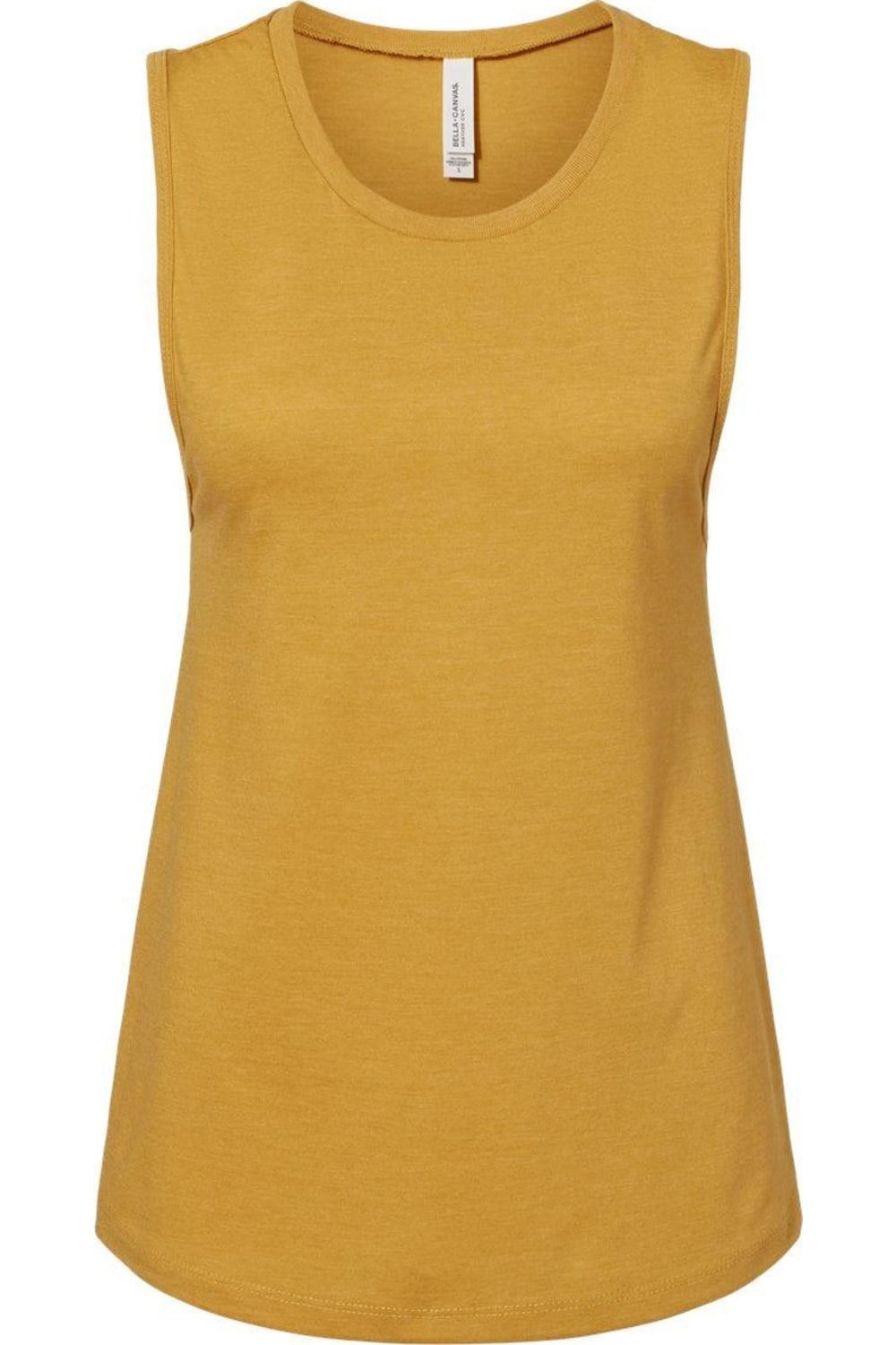

Женская майка-майка BELLA + CANVAS из джерси, цвет heather mustard