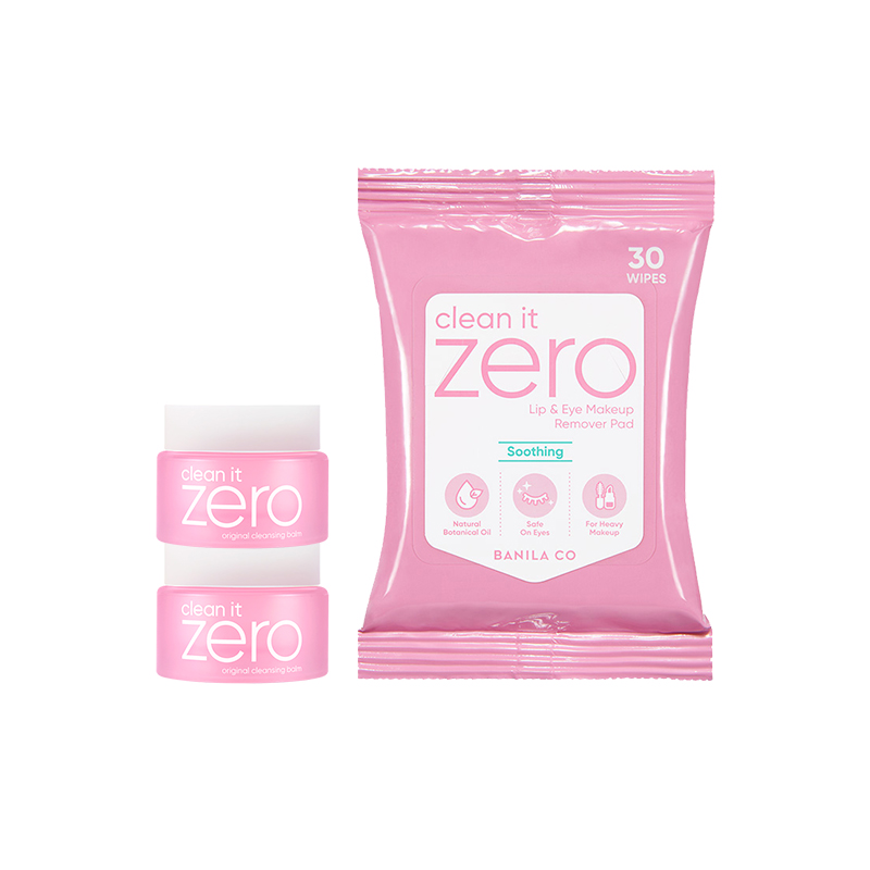 

Средства для снятия макияжа для женщин Banila Co., cleansing balm 7ml*2+makeup removal towels 30 pcs