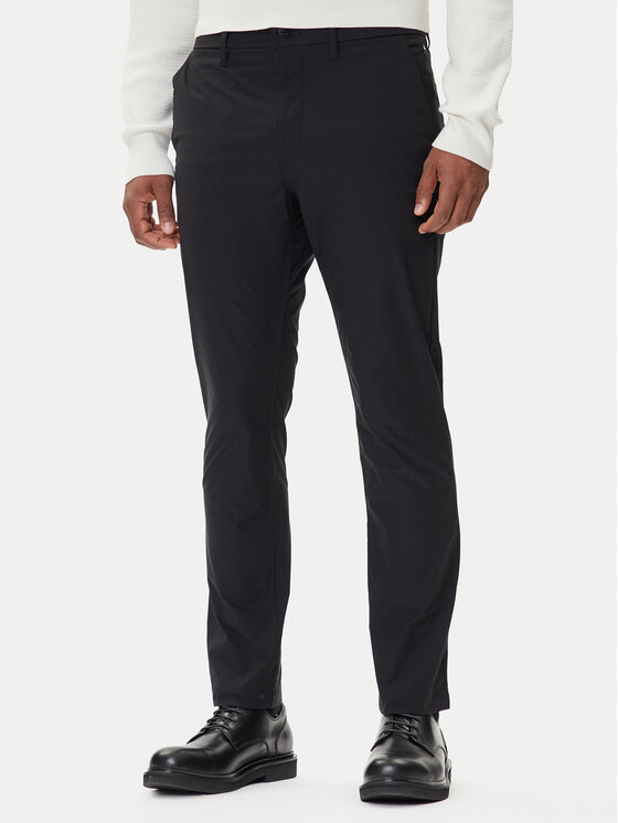 

Брюки из ткани slim fit LV04LB610G Calvin Klein, чёрный