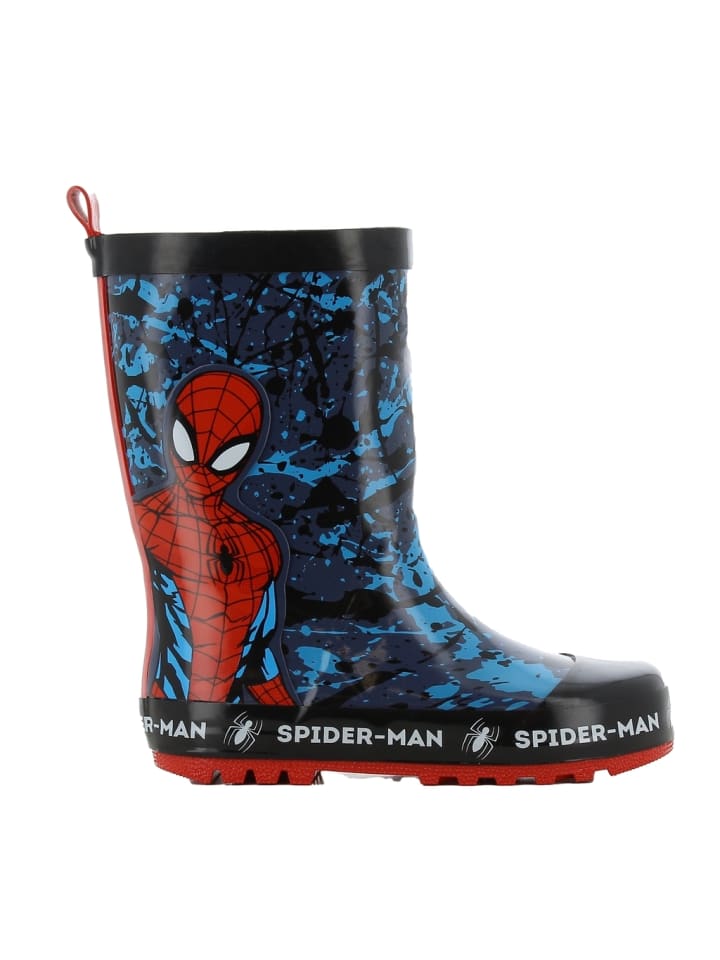 

Резиновые сапоги с изображением Человека-паука из вселенной Marvel, синего цвета Spiderman