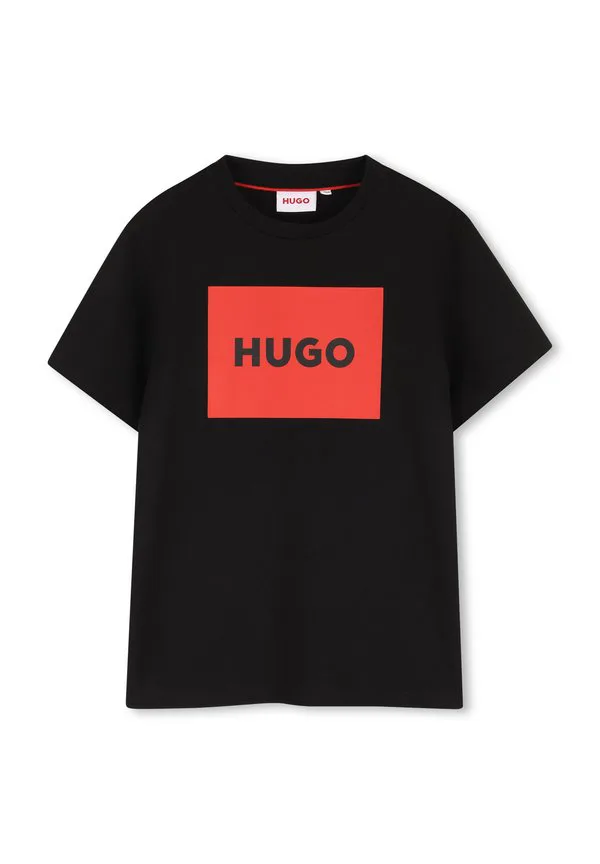 Футболка с принтом Hugo Kids, Black