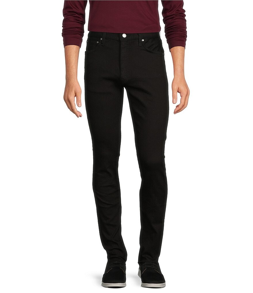 

Джинсы из эластичного денима с 5 карманами и муранским гардеробом Evan Extra Slim Fit Murano, черный