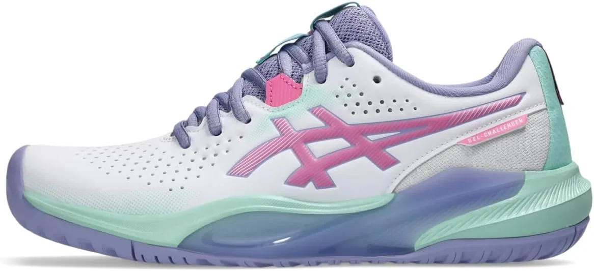 Кроссовки для тенниса ASICS Gel-Challenger 15, цвет White/Dragon Fruit