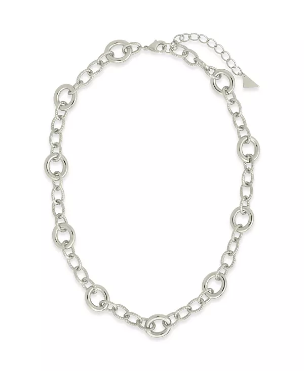 

Ожерелье с круглыми звеньями Carter Sterling Forever, silver